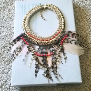 Feather necklace